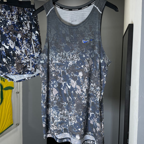 NIKE FLORAL VEST SHORT SET