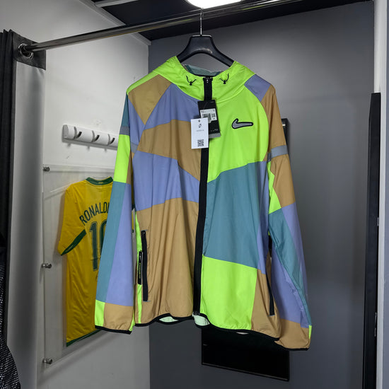 NIKE PATCHWORK NEON WINDRUNNER (STAIN)