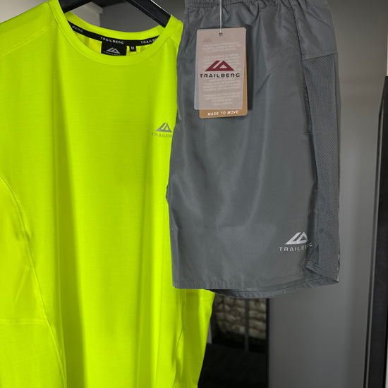 TRAILBERG NEON SHORT SET