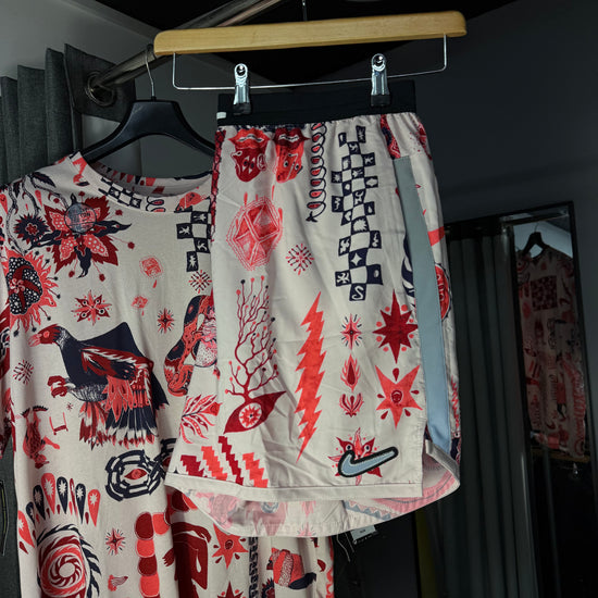 NIKE PINK TOKYO SHORT SET
