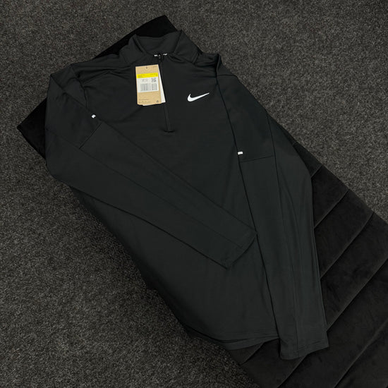 NIKE BLACK QUARTER ZIP