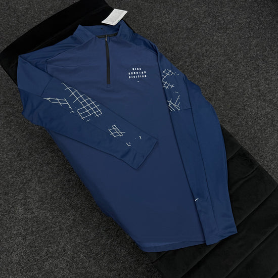 NIKE NAVY DIVISION QUARTER ZIP