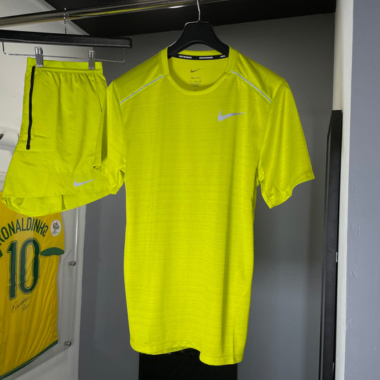 NIKE YELLOW NEON SHORT SET