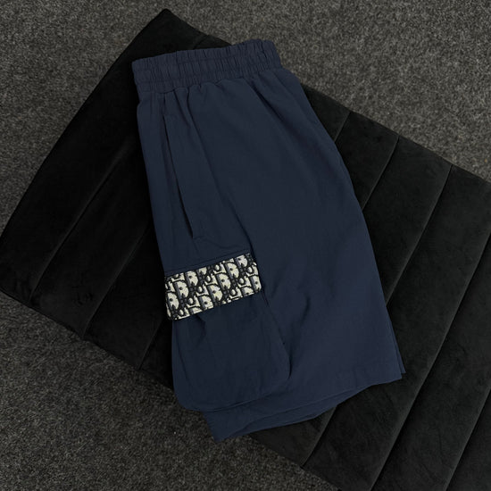 DIOR NAVY CUSTOM SHORTS