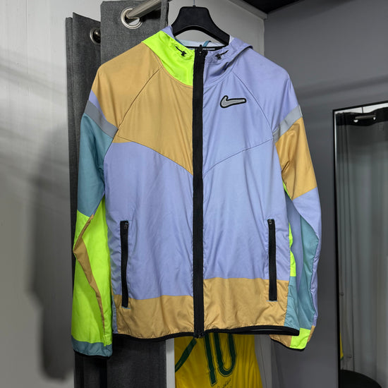 NIKE PATCHWORK JACKET SHORT SET