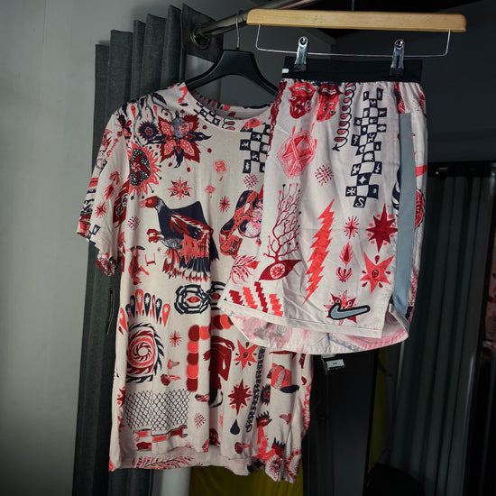 NIKE PINK TOKYO SHORT SET