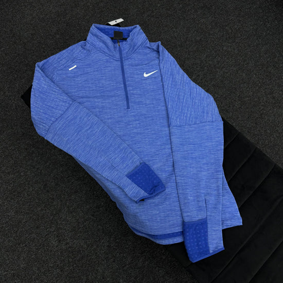 NIKE ROYAL BLUE THERMA QUARTER ZIP