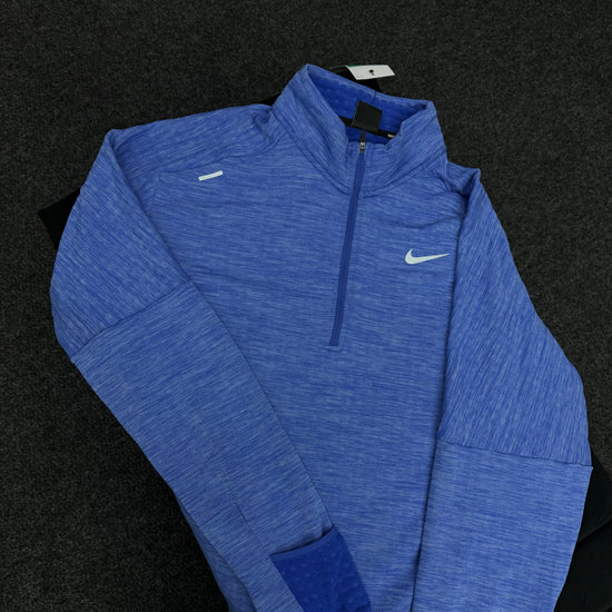 NIKE ROYAL BLUE THERMA QUARTER ZIP