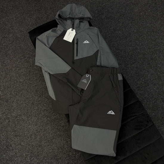 ALPYREX BLACK/GREY TRACKSUIT